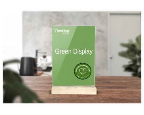 EXPOSITOR SOBREMESA SOSTENIBLE GREENDISPLAY 3X7,5X12,5CM A7 ARCHIVO2000 15907M1 CS TP (Espera 4 dias)